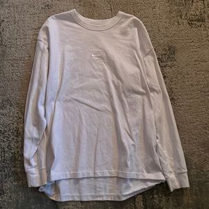 White vintage nike long sleeve shirt sz large